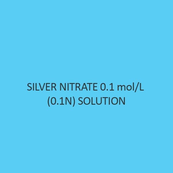 Silver Nitrate 0.1 Mol per L (0.1N) Solution