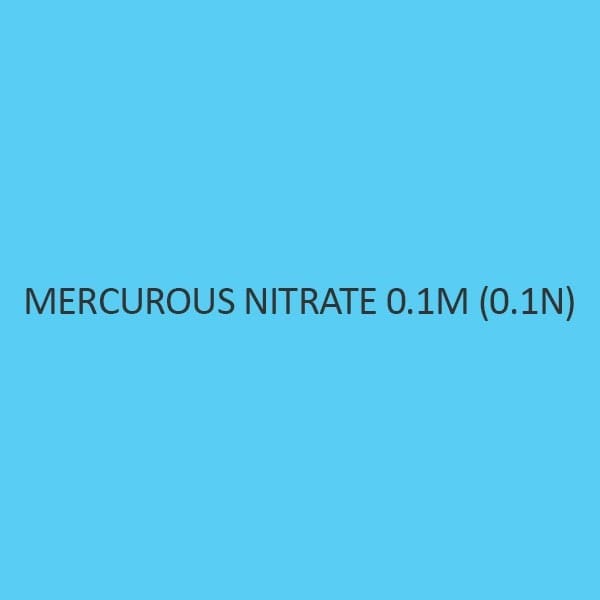 Mercurous Nitrate 0.1M 0.1N
