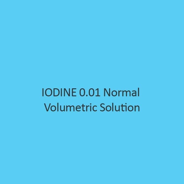 Iodine 0.01 Normal Volumetric Solution