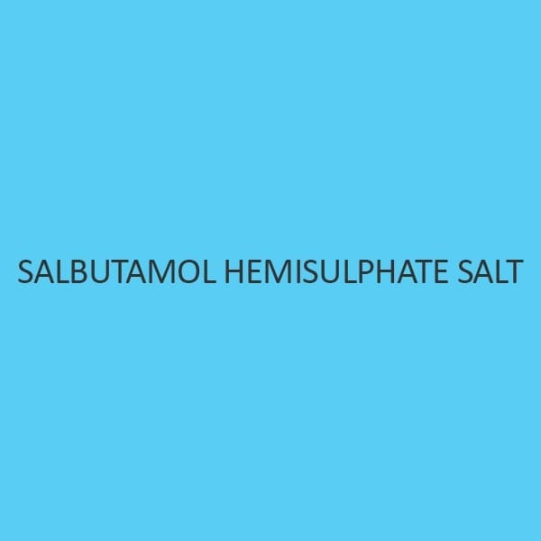 Salbutamol Hemisulphate Salt