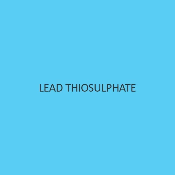 Lead Thiosulphate