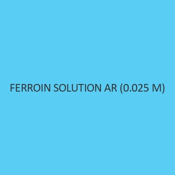 Ferroin Solution AR (0.025 M) (Redox Indicator)